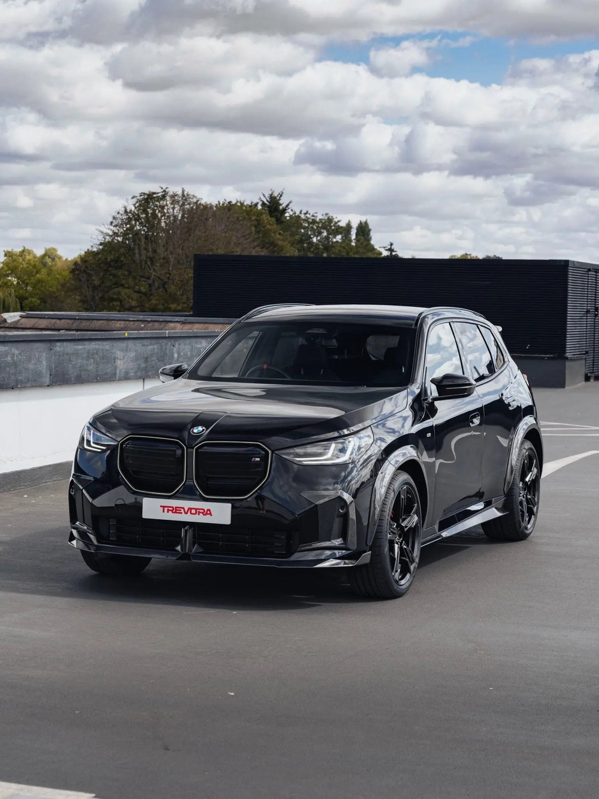 BMW X3 M50 G45 & M Sport Pre-preg Carbon Fibre PR-1 Front Splitter by TREVORA (2025+) - AUTOID® - Front Lips & Splitters - TREVORA