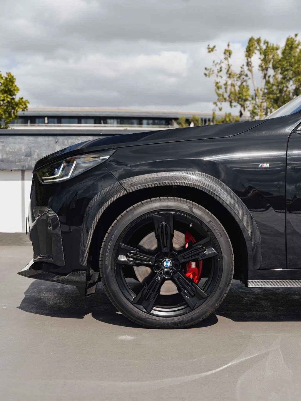 BMW X3 M50 G45 & M Sport Pre-preg Carbon Fibre PR-1 Front Splitter by TREVORA (2025+) - AUTOID® - Front Lips & Splitters - TREVORA