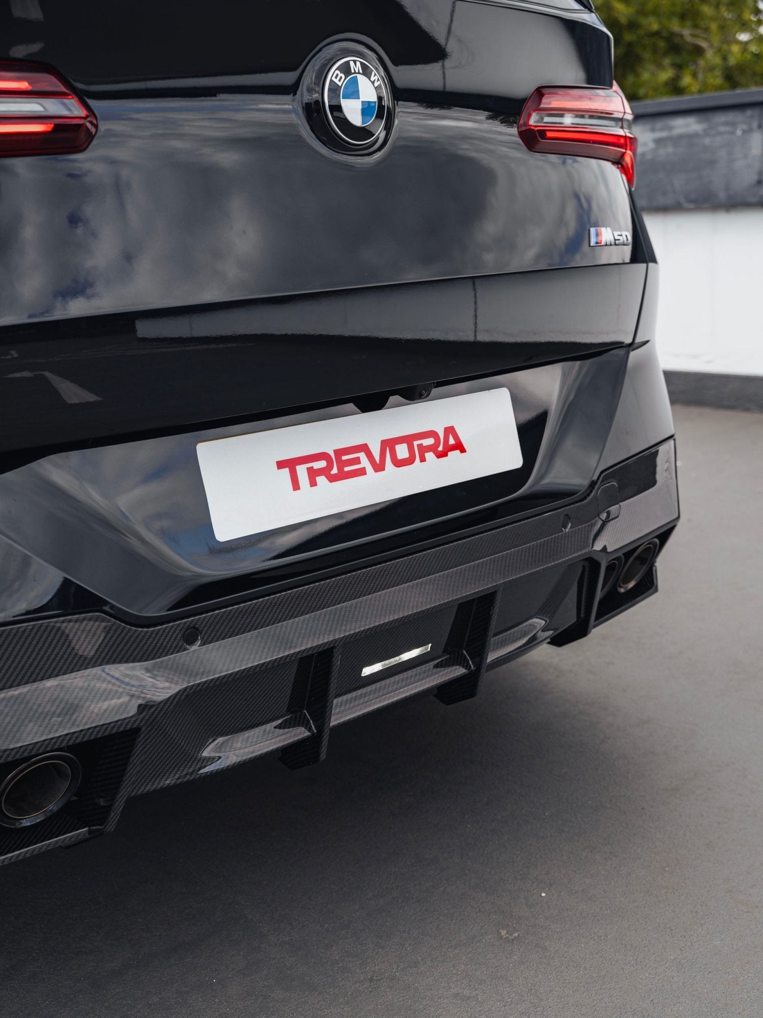 BMW X3 M50 G45 Pre-preg Carbon Fibre PR-1 Rear Diffuser by TREVORA (2025+) - AUTOID® - Rear Diffusers - TREVORA