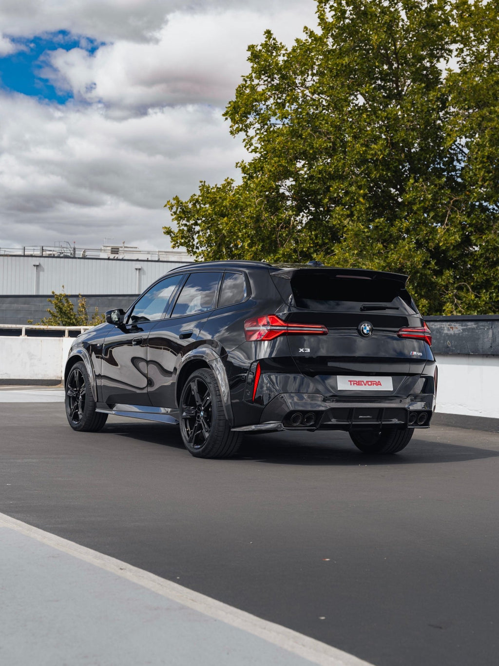 BMW X3 M50 G45 Pre-preg Carbon Fibre PR-1 Rear Diffuser by TREVORA (2025+) - AUTOID® - Rear Diffusers - TREVORA