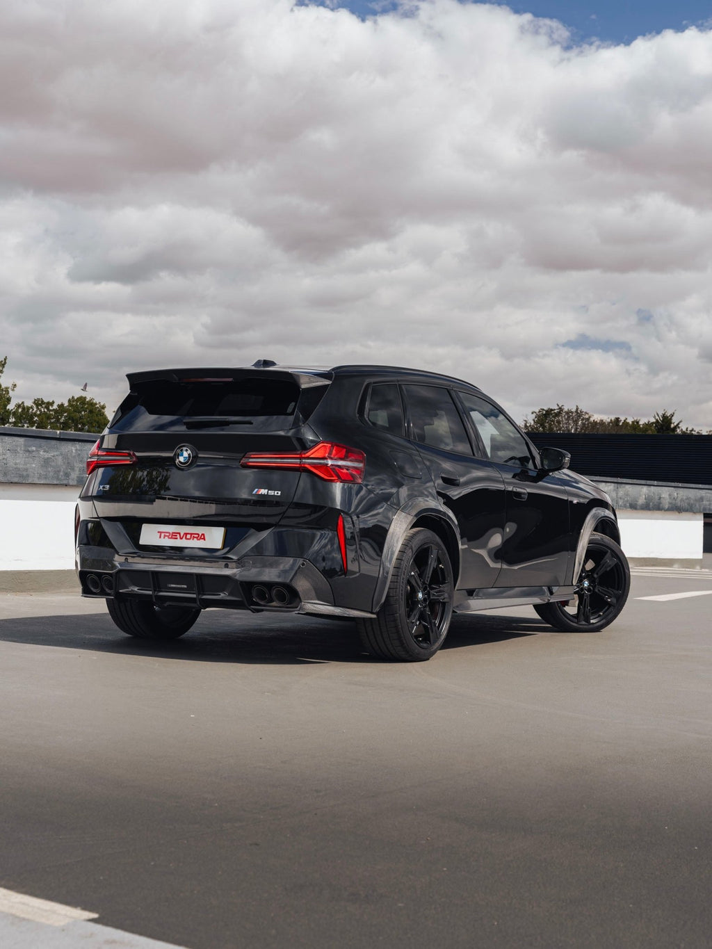 BMW X3 M50 G45 Pre-preg Carbon Fibre PR-1 Rear Diffuser by TREVORA (2025+) - AUTOID® - Rear Diffusers - TREVORA