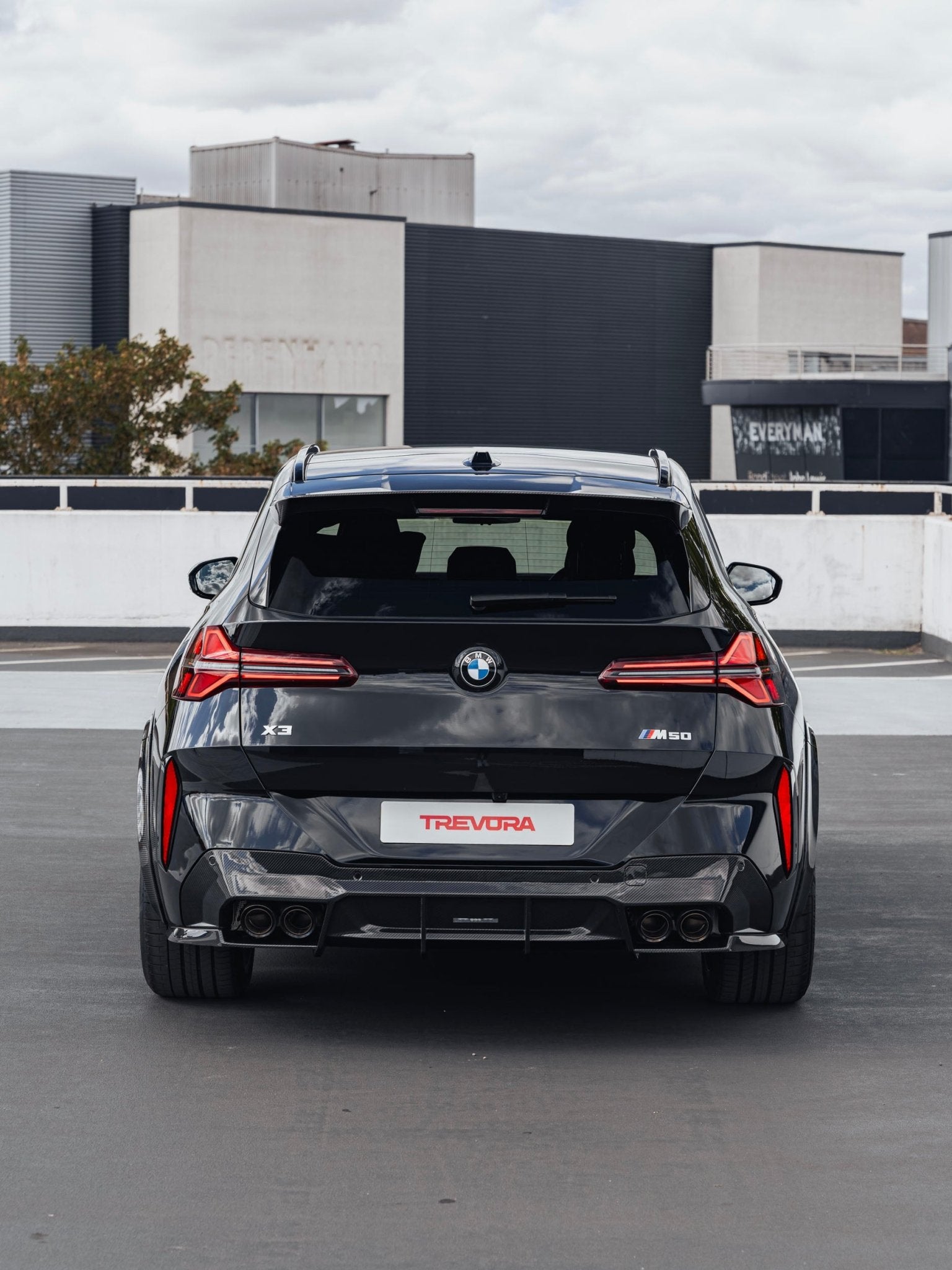 BMW X3 M50 G45 Pre-preg Carbon Fibre PR-1 Rear Diffuser by TREVORA (2025+) - AUTOID® - Rear Diffusers - TREVORA