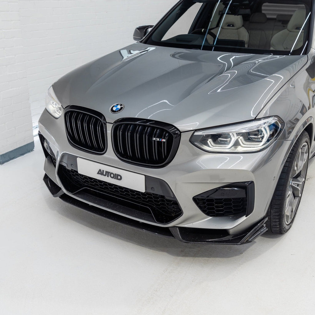 BMW X3M F97 & X4M F97 Pre-LCI Carbon Fibre PR-1 Front Splitter by TREVORA (2019-2021) - AUTOID® - Front Lips & Splitters - TREVORA
