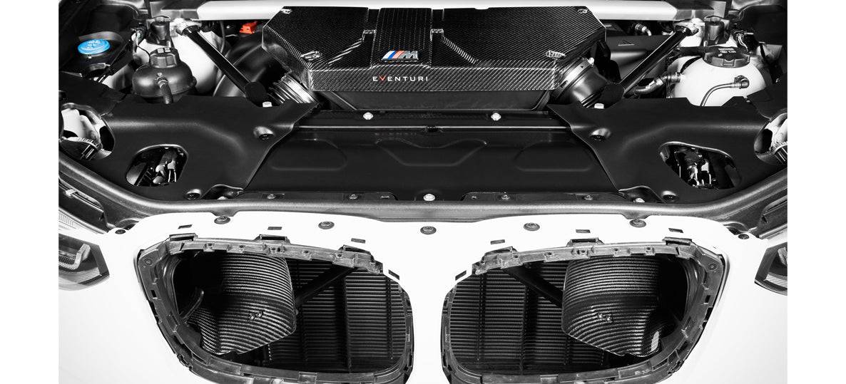 BMW X3M F97 & X4M F98 Eventuri Carbon Fibre Air Intake Kit (2019+) - AUTOID - Air Intakes - Eventuri