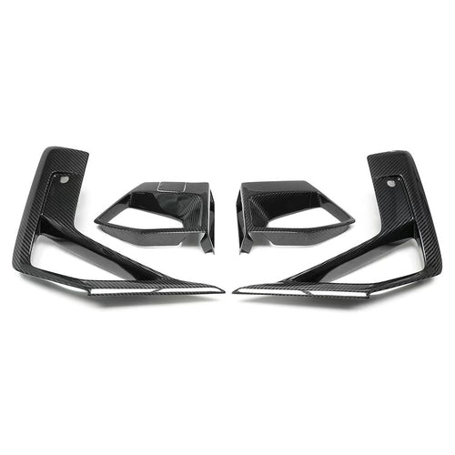 BMW X3M F97 & X4M F98 LCI Pre-Preg Carbon Fibre Front Bumper Inserts by FORM (2021+) - AUTOID® - Bumper Inserts & Trim - FORM Industries