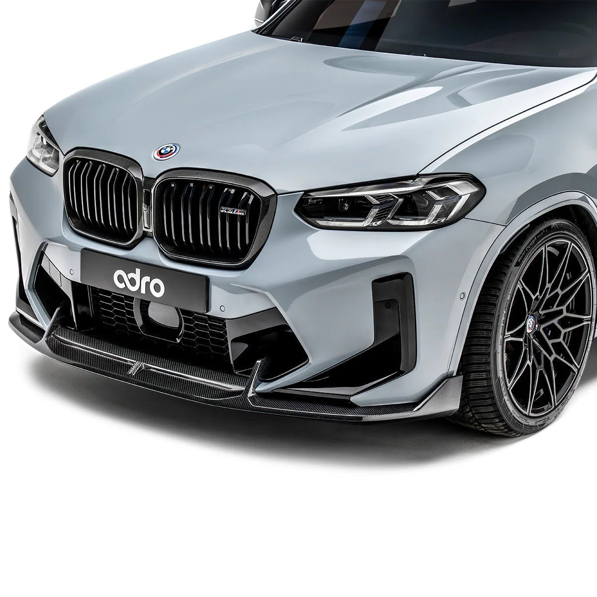 BMW X3M LCI F97 Pre-Preg Carbon Fibre Front Splitter by Adro (2022+) - AUTOID® - Front Lips & Splitters - Adro