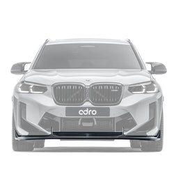 BMW X3M LCI F97 Pre-Preg Carbon Fibre Front Splitter by Adro (2022+) - AUTOID® - Front Lips & Splitters - Adro