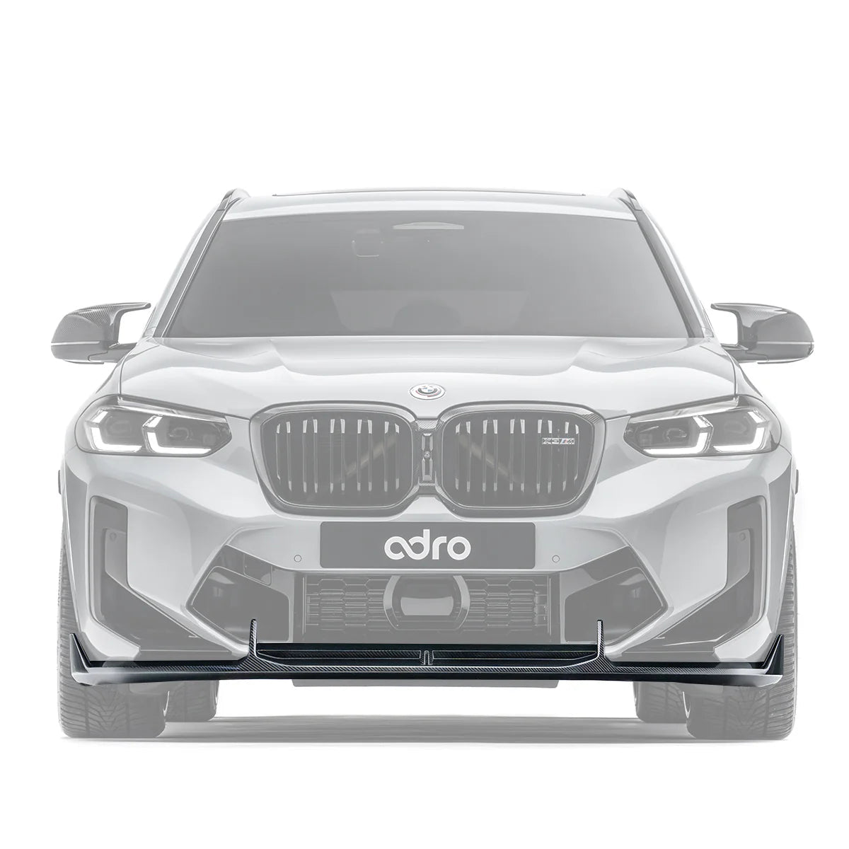 BMW X3M LCI F97 Pre-Preg Carbon Fibre Front Splitter by Adro (2022+) - AUTOID® - Front Lips & Splitters - Adro