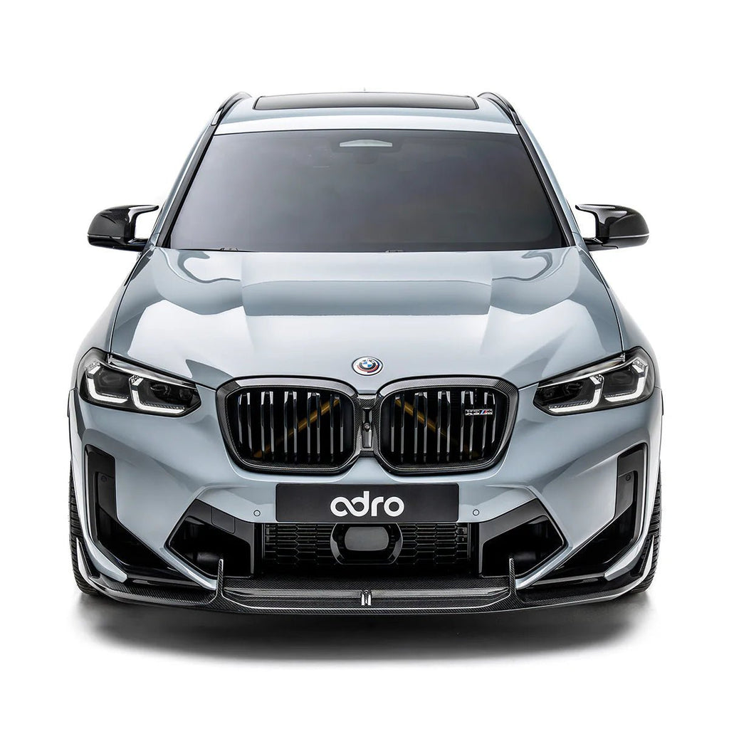 BMW X3M LCI F97 Pre-Preg Carbon Fibre Front Splitter by Adro (2022+) - AUTOID® - Front Lips & Splitters - Adro