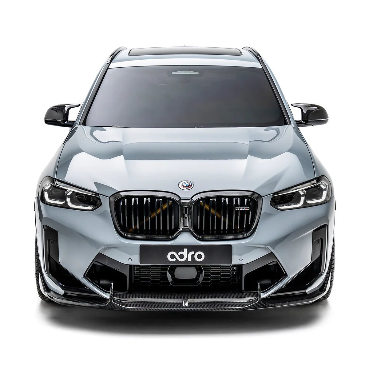 BMW X3M LCI F97 Pre-Preg Carbon Fibre Front Splitter by Adro (2022+) - AUTOID® - Front Lips & Splitters - Adro