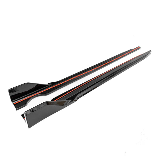 BMW X5M F95 Pre-LCI Gloss Black Competition Side Skirts by FORM (2020-2023) - AUTOID® - Side Skirts & Winglets - FORM Industries