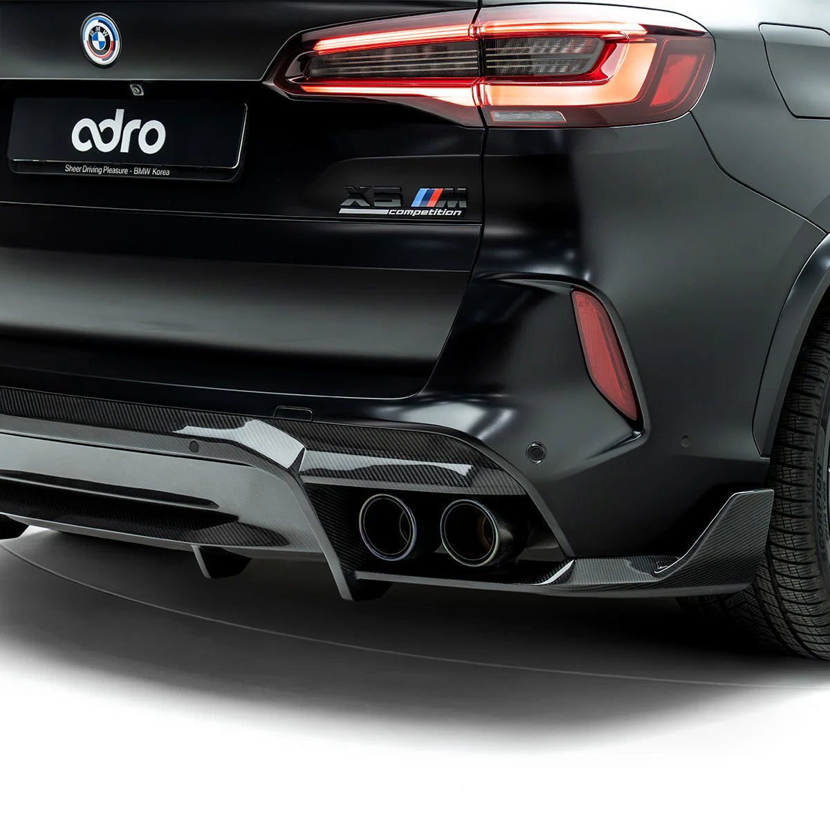 BMW X5M F95 Pre - Preg Carbon Fibre Rear Diffuser by Adro (2020+) - AUTOID - Rear Diffusers - Adro