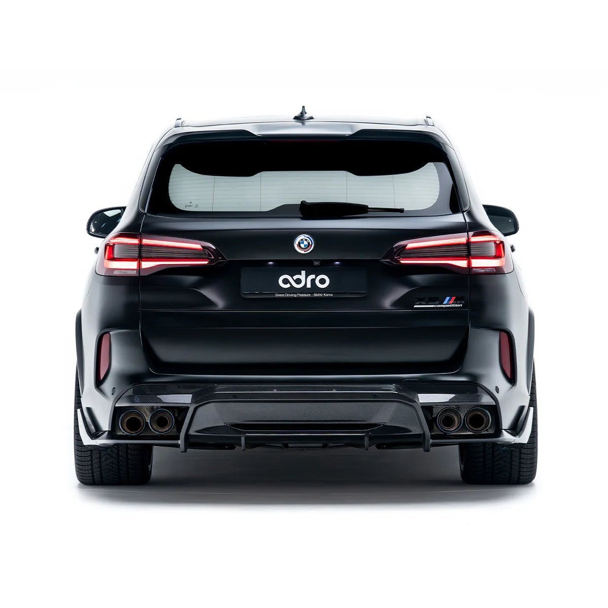 BMW X5M F95 Pre-Preg Carbon Fibre Rear Diffuser by Adro (2020+) - AUTOID® - Rear Diffusers - Adro
