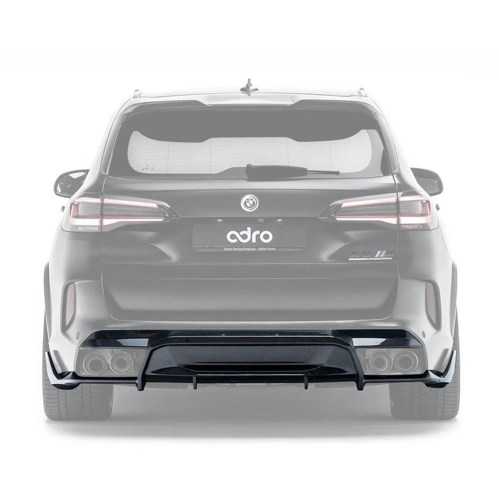 BMW X5M F95 Pre-Preg Carbon Fibre Rear Diffuser by Adro (2020+) - AUTOID® - Rear Diffusers - Adro