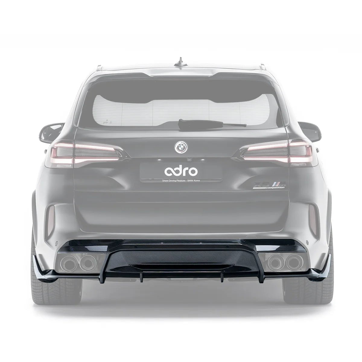 BMW X5M F95 Pre-Preg Carbon Fibre Rear Diffuser by Adro (2020+) - AUTOID® - Rear Diffusers - Adro