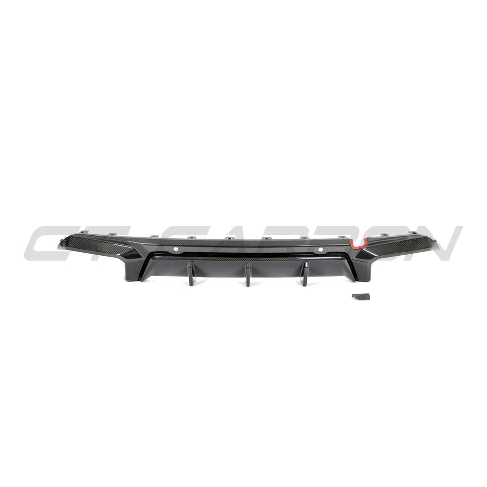 BMW X5M F95 & X6M F96 Pre-Preg Carbon Fibre Rear Diffuser (2019+) - AUTOID® - Rear Diffusers - CT Design