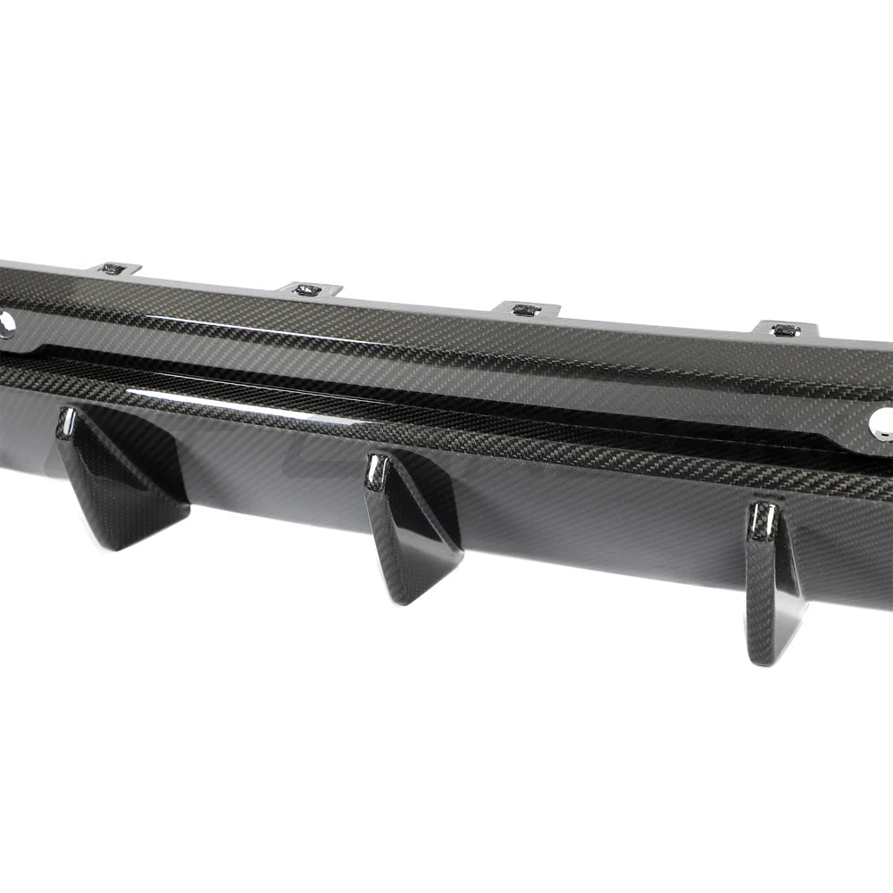 BMW X5M F95 & X6M F96 Pre-Preg Carbon Fibre Rear Diffuser (2019+) - AUTOID® - Rear Diffusers - CT Design