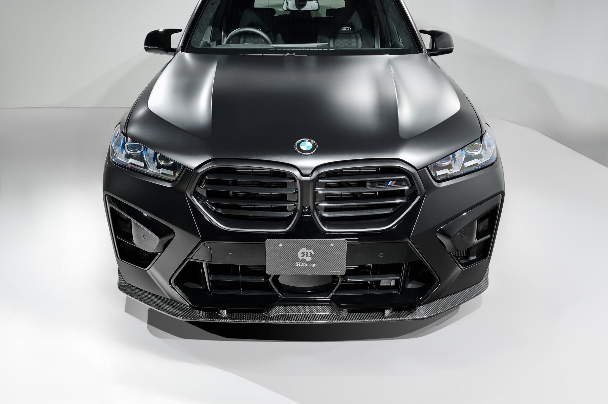 BMW X5M LCI F95 Carbon Fibre Front Splitter by 3DDesign (2023+) - AUTOID® - Front Lips & Splitters - 3DDesign
