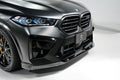 BMW X5M LCI F95 Carbon Fibre Front Splitter by 3DDesign (2023+) - AUTOID® - Front Lips & Splitters - 3DDesign