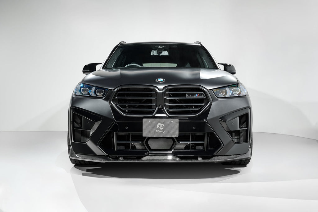 BMW X5M LCI F95 Carbon Fibre Front Splitter by 3DDesign (2023+) - AUTOID - Front Lips & Splitters - 3DDesign