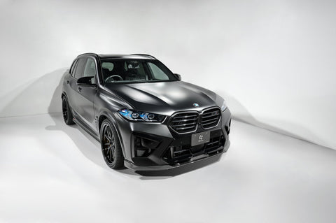 BMW X5M LCI F95 Carbon Fibre Front Splitter by 3DDesign (2023+) - AUTOID® - Front Lips & Splitters - 3DDesign