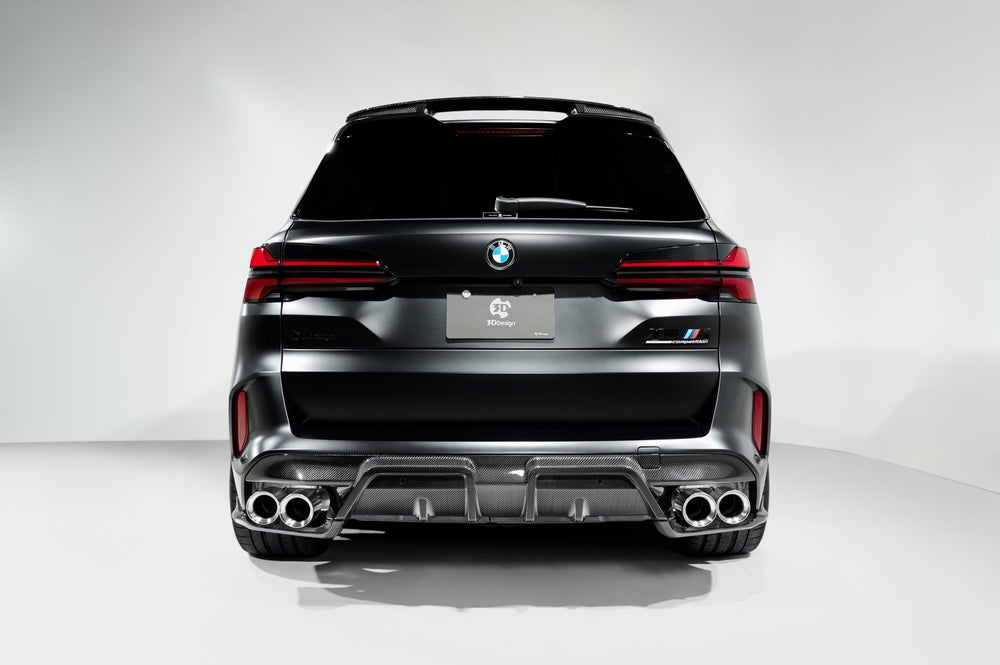 BMW X5M LCI F95 Carbon Fibre Rear Diffuser by 3DDesign (2023+) - AUTOID - Rear Diffusers - 3DDesign