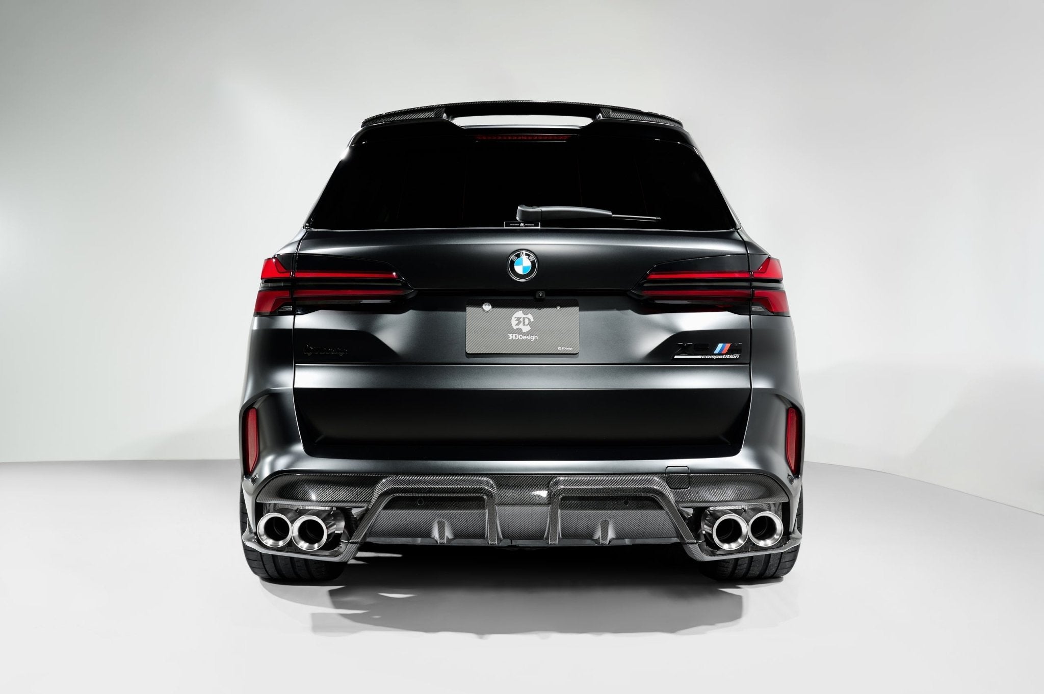 BMW X5M LCI F95 Carbon Fibre Rear Diffuser by 3DDesign (2023+) - AUTOID - Rear Diffusers - 3DDesign