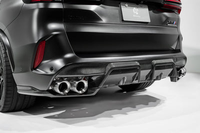 BMW X5M LCI F95 Carbon Fibre Rear Diffuser by 3DDesign (2023+) - AUTOID - Rear Diffusers - 3DDesign
