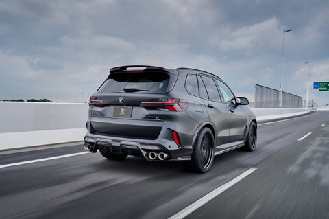 BMW X5M LCI F95 Carbon Fibre Rear Lower Diffuser Pieces by 3DDesign (2023+) - AUTOID® - Rear Diffusers - 3DDesign