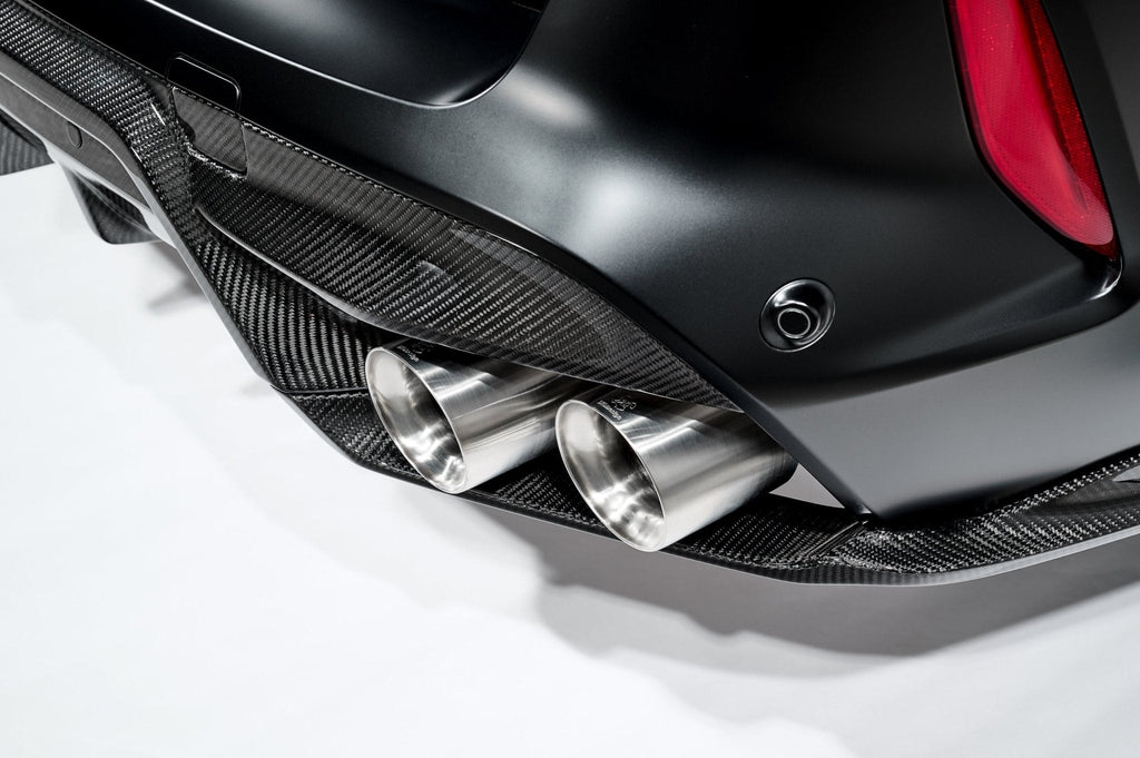 BMW X5M LCI F95 Carbon Fibre Rear Lower Diffuser Pieces by 3DDesign (2023+) - AUTOID® - Rear Diffusers - 3DDesign