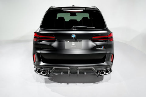 BMW X5M LCI F95 Carbon Fibre Rear Lower Diffuser Pieces by 3DDesign (2023+) - AUTOID® - Rear Diffusers - 3DDesign