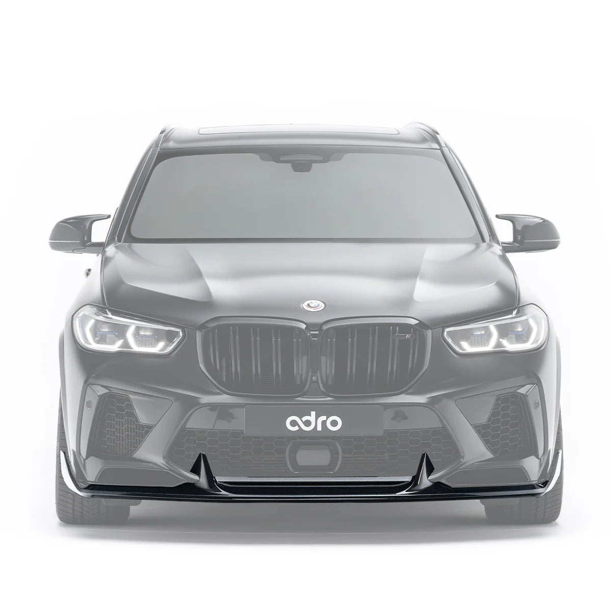 BMW X5M Pre-LCI F95 Pre-Preg Carbon Fibre Front Splitter by Adro (2020-2023) - AUTOID® - Front Lips & Splitters - Adro