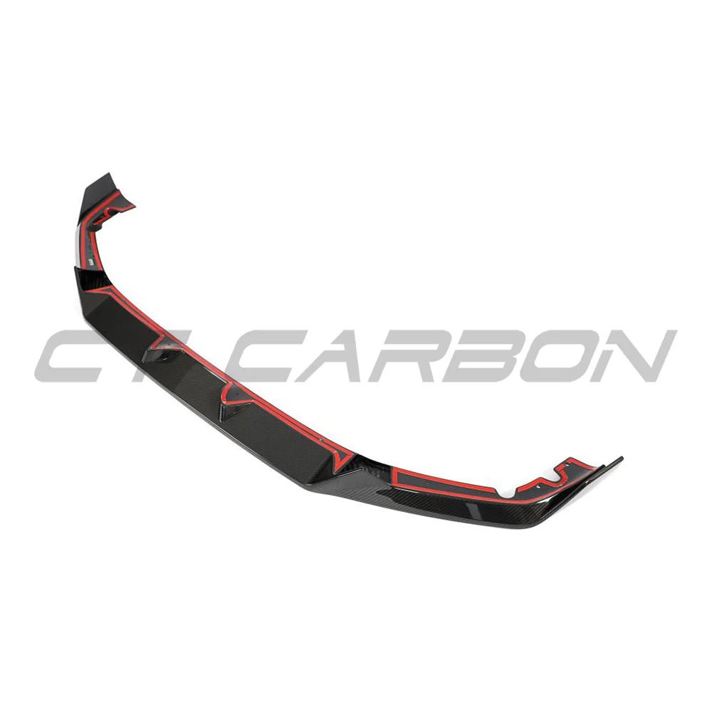 BMW X6M F96 LCI Pre - Preg Carbon Fibre Front Splitter (2023+) - AUTOID - Front Lips & Splitters - CT Design