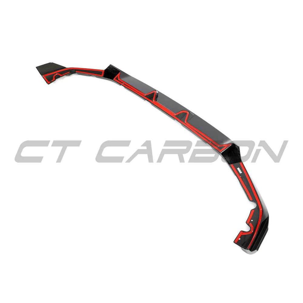 BMW X6M F96 LCI Pre - Preg Carbon Fibre Front Splitter (2023+) - AUTOID - Front Lips & Splitters - CT Design