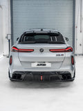 BMW X6M F96 Pre-Preg Carbon Fibre Brake Light Rear Diffuser by SQ (2020+) - AUTOID® - Rear Diffusers - SQ