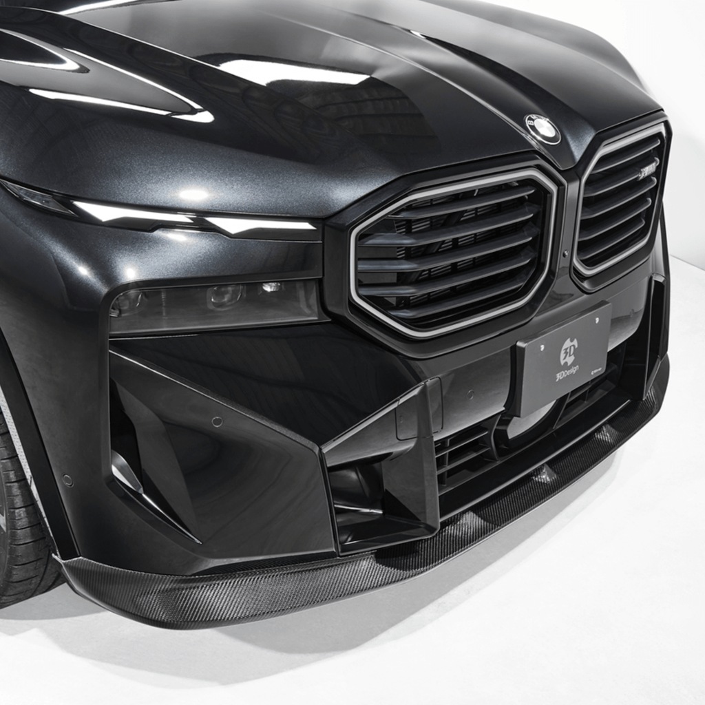 BMW XM G09 Carbon Fibre Front Splitter by 3D Design - AUTOID® - Front Lips & Splitters - 3DDesign