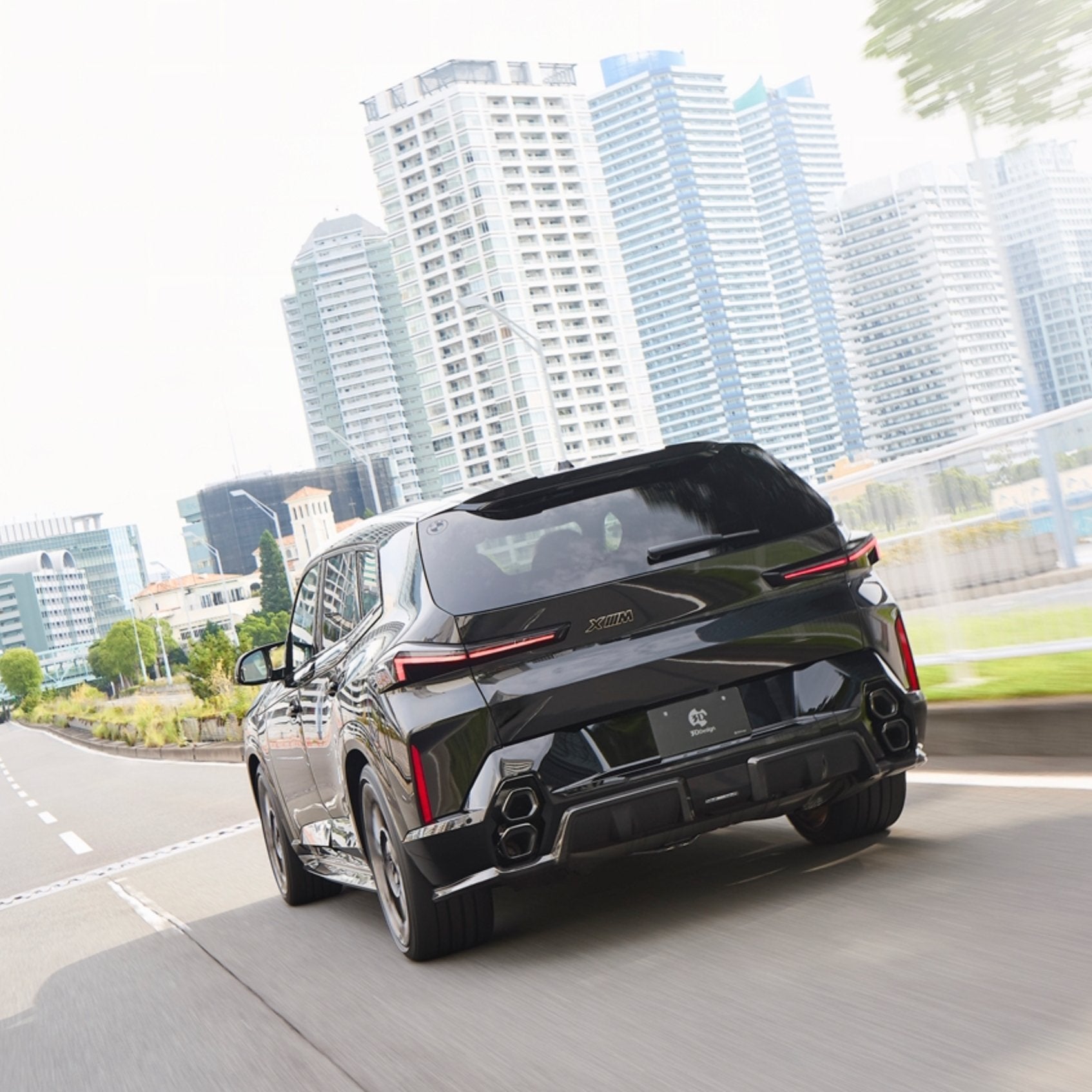 BMW XM G09 Carbon Fibre Rear Diffuser by 3D Design - AUTOID® - Rear Diffusers - 3DDesign