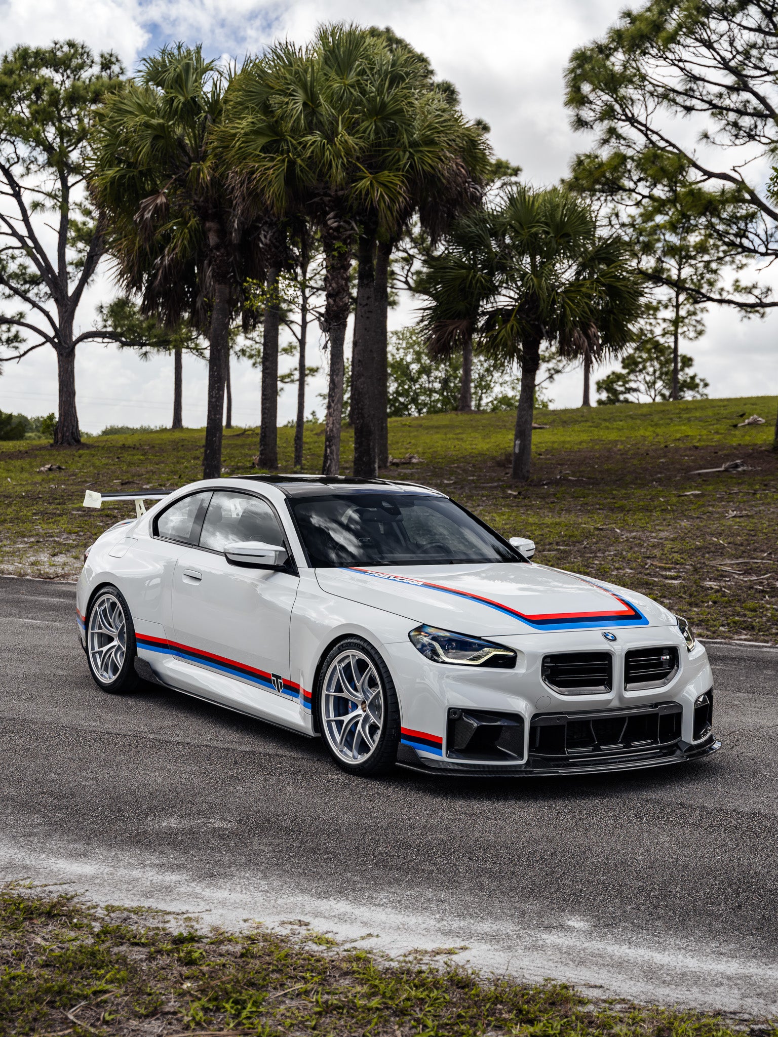 BMW G87 M2 TR87 Track Pre-Preg Carbon Fibre Front Splitter by TREVORA (2023+)