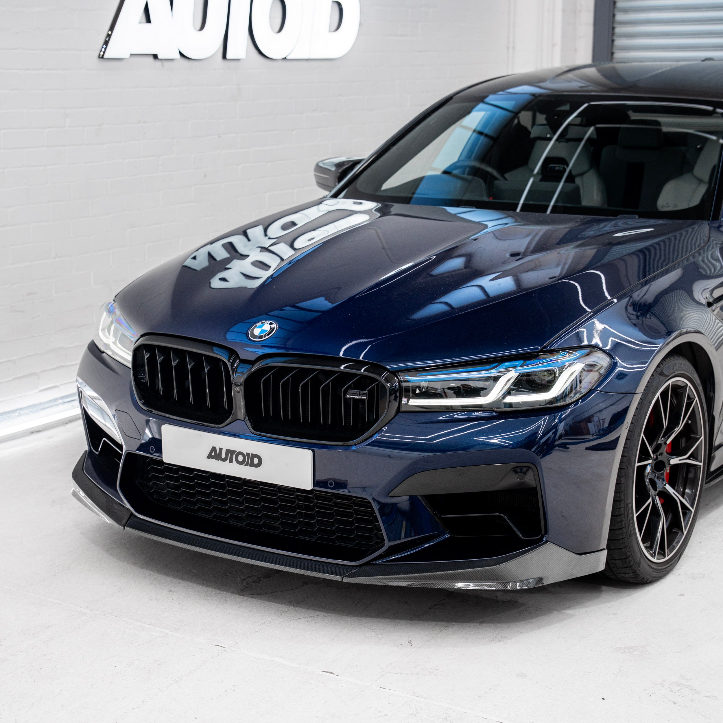 BMW M5 LCI F90 Pre-Preg Carbon Fibre Front Splitter by FORM (2020-2023)