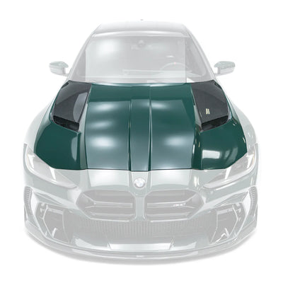 Adro BMW M3 G80 G81 & M4 G82 G83 Dry Carbon Fibre V2 Front Bonnet by Adro (2021+)  Front Hood  AUTOID®  