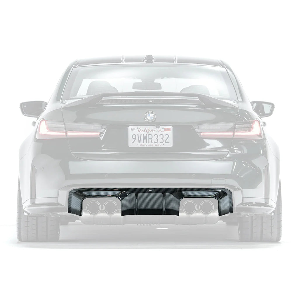 Adro BMW M3 G80 G81 & M4 G82 G83 Pre-Preg Carbon Fibre Rear Diffuser V2 by Adro (2021+)  Rear Diffusers  AUTOID®  