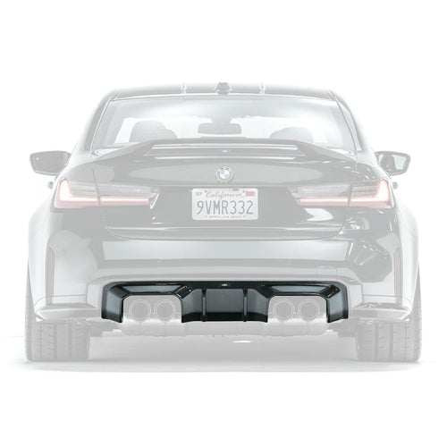 Adro BMW M3 G80 G81 & M4 G82 G83 Pre-Preg Carbon Fibre Rear Diffuser V2 by Adro (2021+)  Rear Diffusers  AUTOID®  