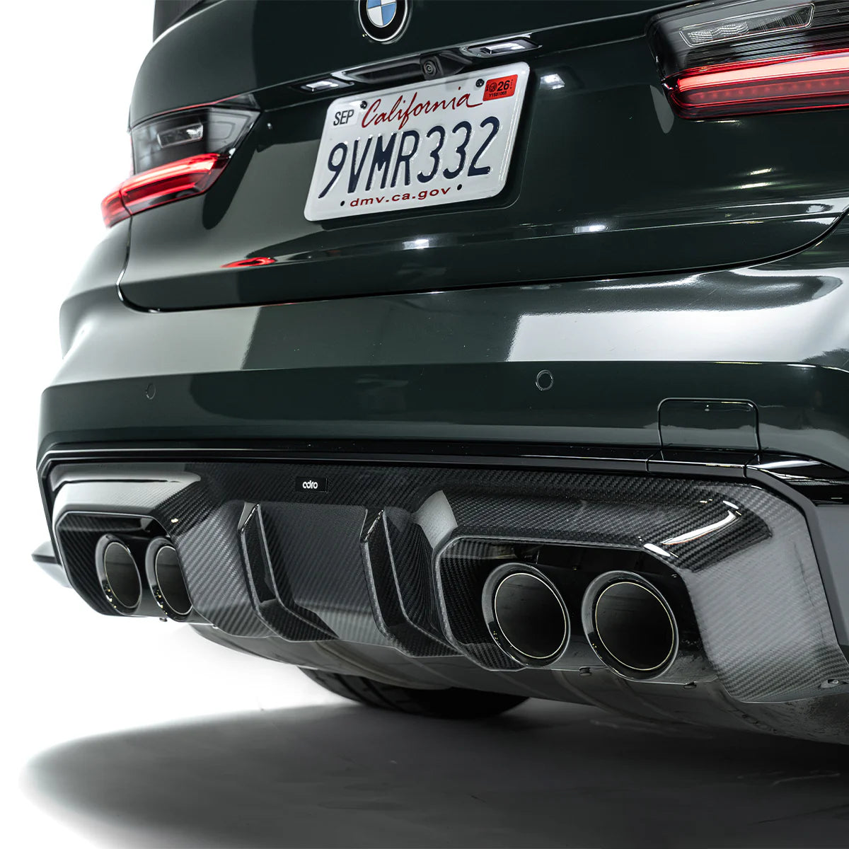 Adro BMW M3 G80 G81 & M4 G82 G83 Pre-Preg Carbon Fibre Rear Diffuser V2 by Adro (2021+)  Rear Diffusers  AUTOID®  