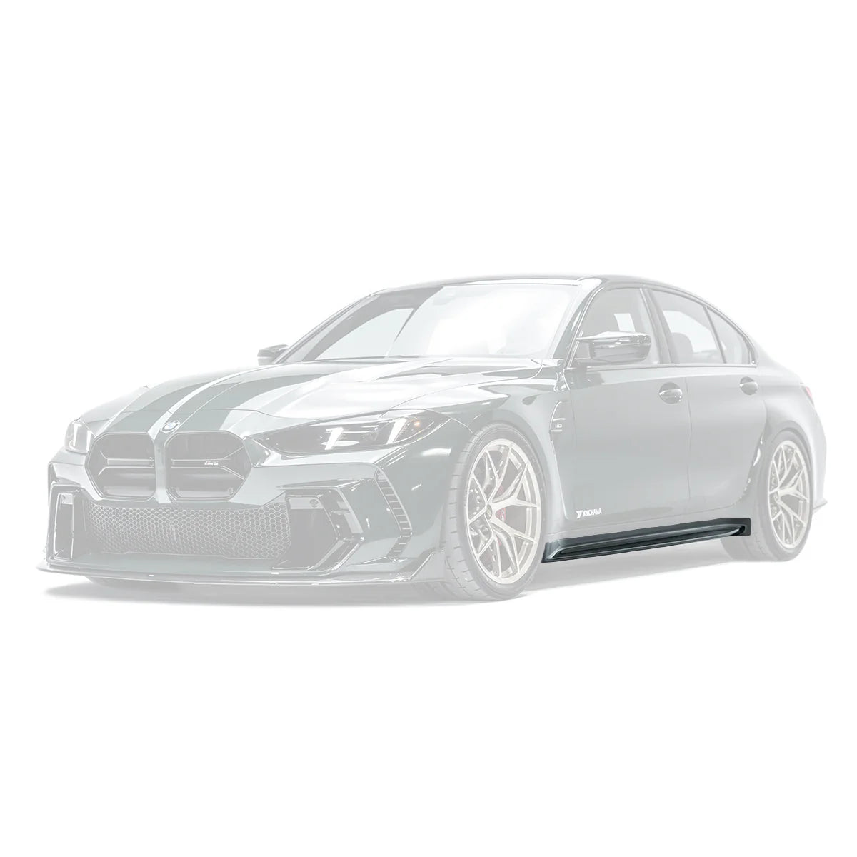 BMW M3 G80 G81 Pre-Preg Carbon Fibre Side Skirts V2 by Adro (2021+)