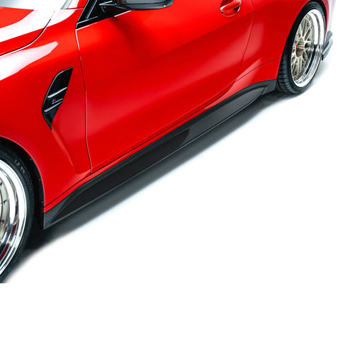 Faldones laterales de fibra de carbono Pre-Preg para BMW M3 G80 G81 V2 por Adro (2021+)