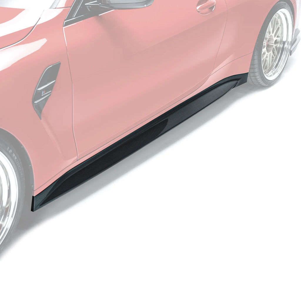 BMW M3 G80 G81 & M4 G82 G83 Pre-Preg Carbon Fibre Side Skirts V2 by Adro (2021+)