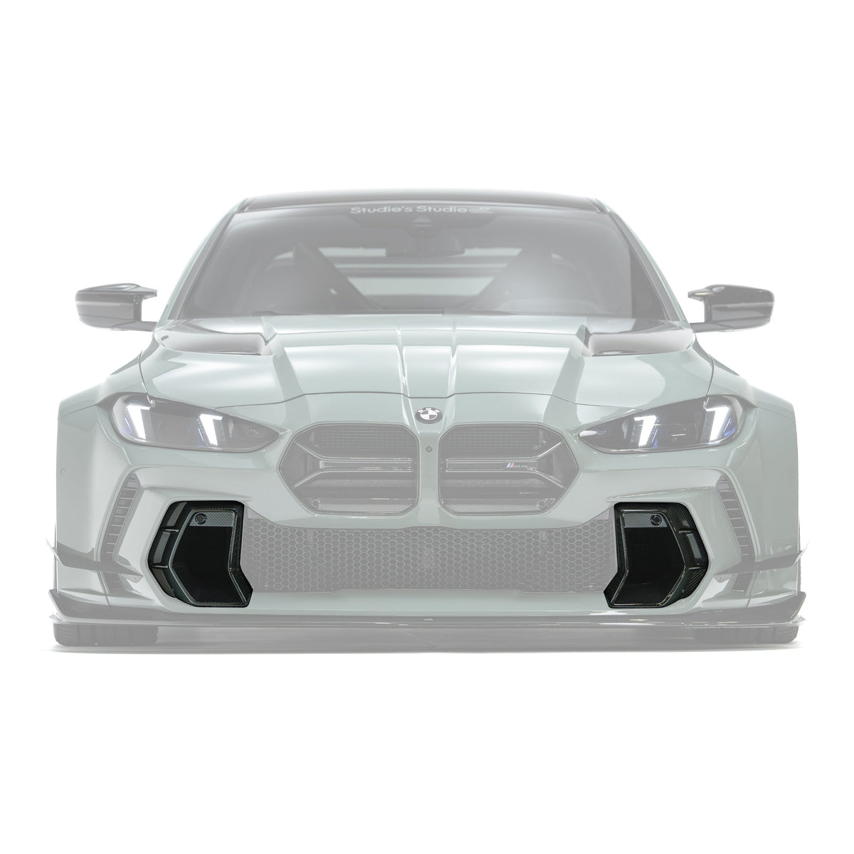 BMW G8X M3/M4 Prepreg Carbon Fiber Duct Vents (Adro Bumper V2) by Adro - AUTOID® - Front Grille - Adro