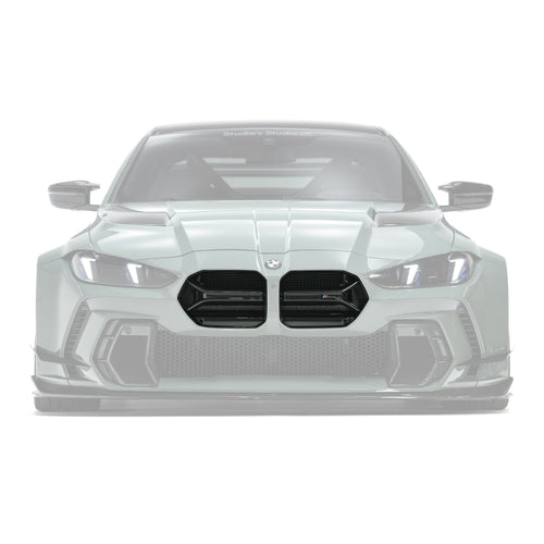 BMW G8X M3/M4 Prepreg Carbon Fiber Grilles (Adro Bumper V2) by Adro - AUTOID® - Front Grille - Adro