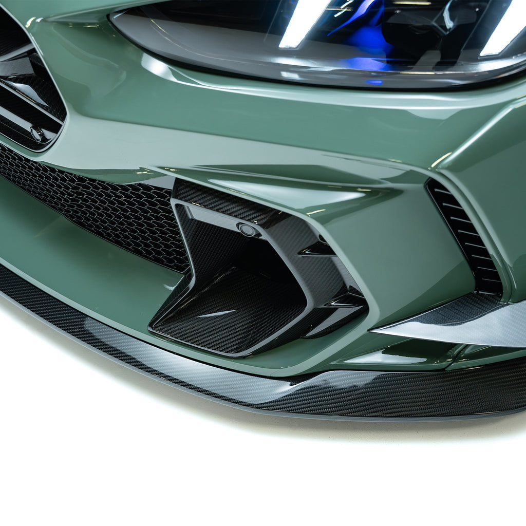 BMW G8X M3/M4 Prepreg Carbon Fiber Duct Vents (Adro Bumper V2) by Adro - AUTOID® - Front Grille - Adro