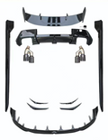 Kit de carrocería BMW Serie 1 M135 F70 negro brillante